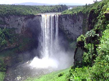 Racing towards overload. Go over the falls. Visit Guyana from Georgetown to the Rupununi